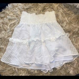 White Kendal + Kylie skirt size S! Brand new just took off the tags never worn!